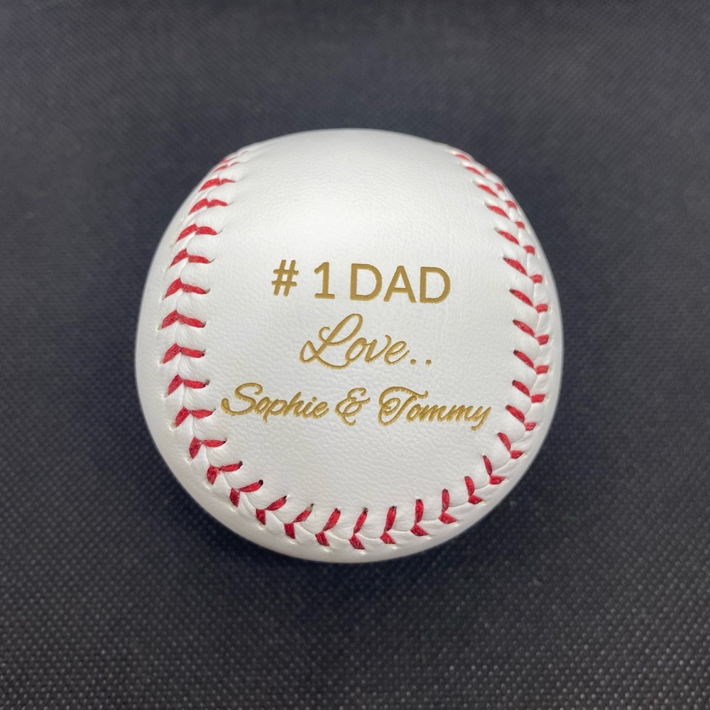 Personalized Laser Engraved Baseball